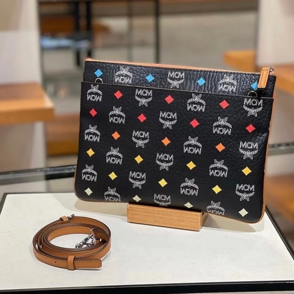 Limited stock! Price firm! MCM medium size crossbody pouch $480+ tax - Picture 2 of 12